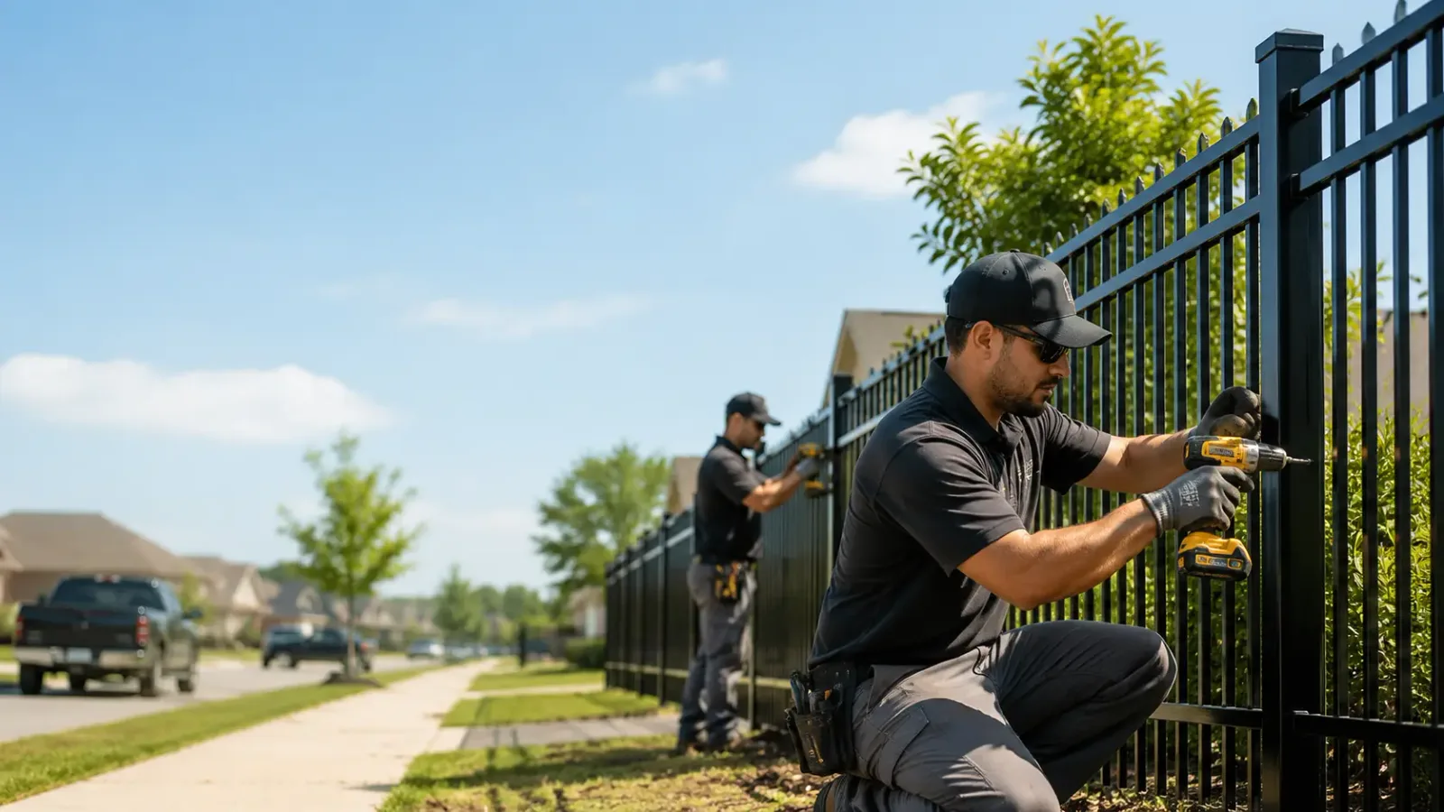 Metal Fence Installation in West Bend, WI